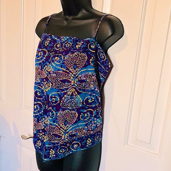 GAP Tops - GAP 💜 KEYHOLE V-FRONT 2-LAYER COTTON TANK TOP XL